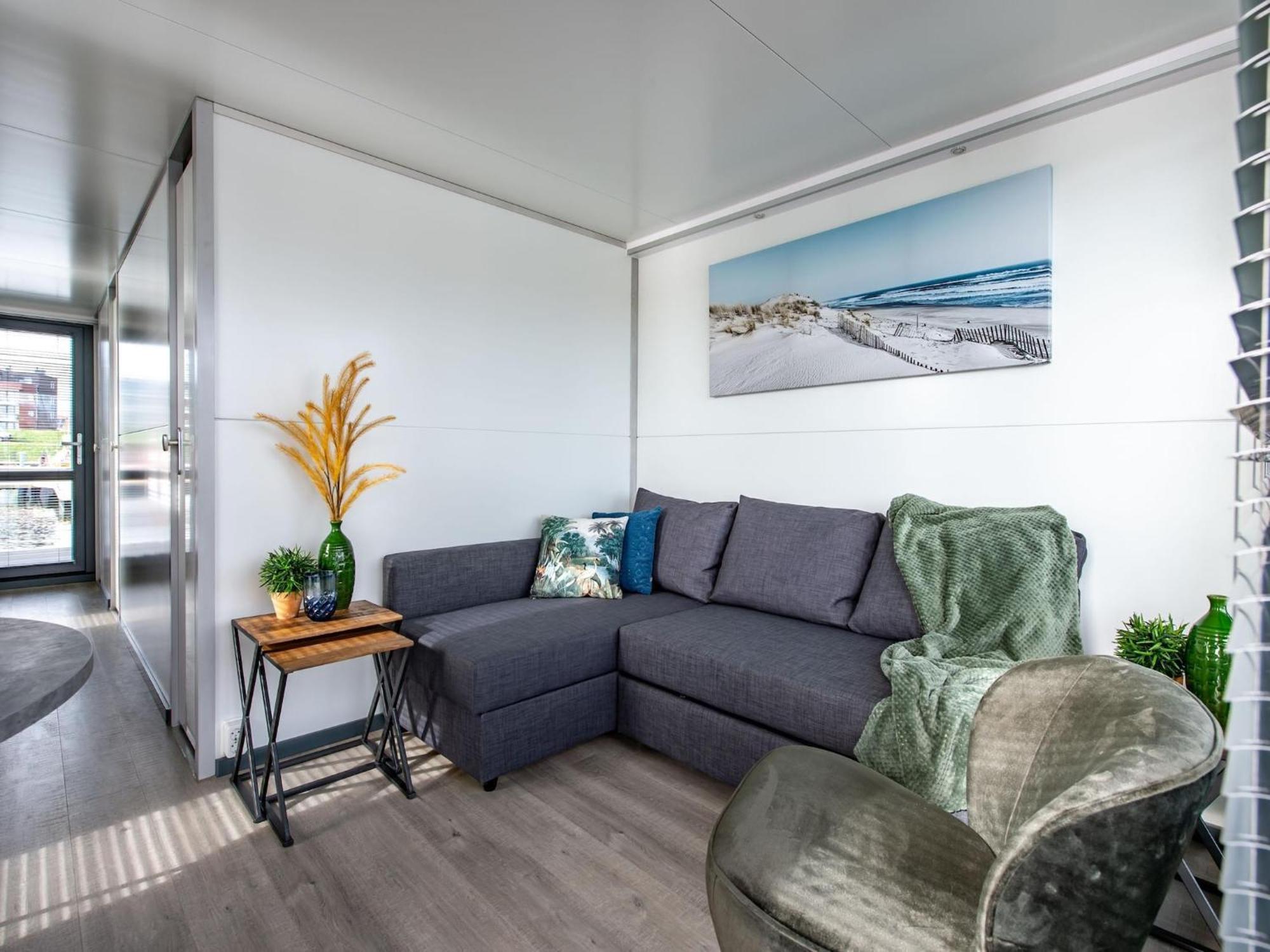 Waterlodge Blue Lagoon On A Jetty For 4 People Kamperland Exterior foto