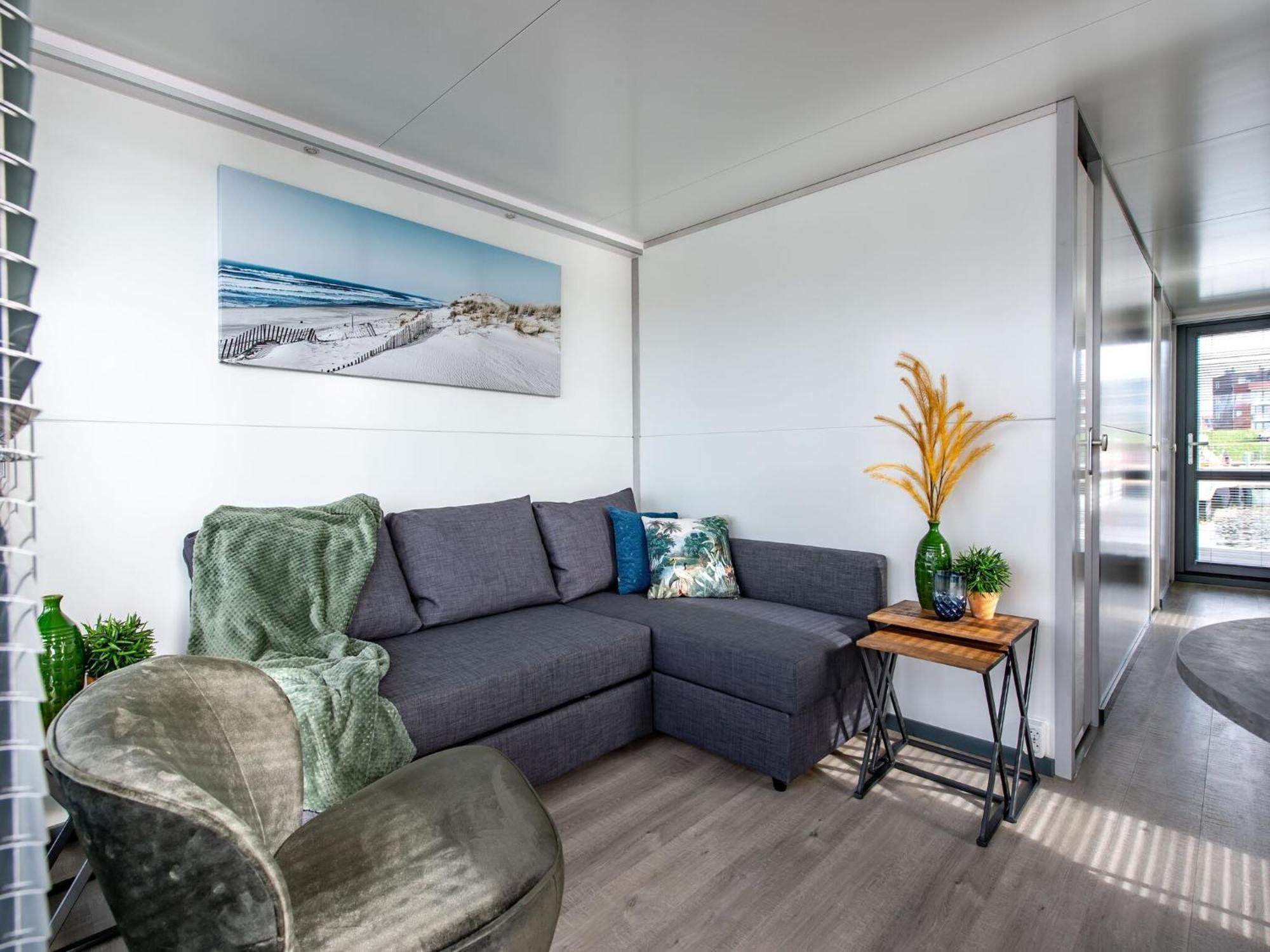 Waterlodge Blue Lagoon On A Jetty For 4 People Kamperland Exterior foto